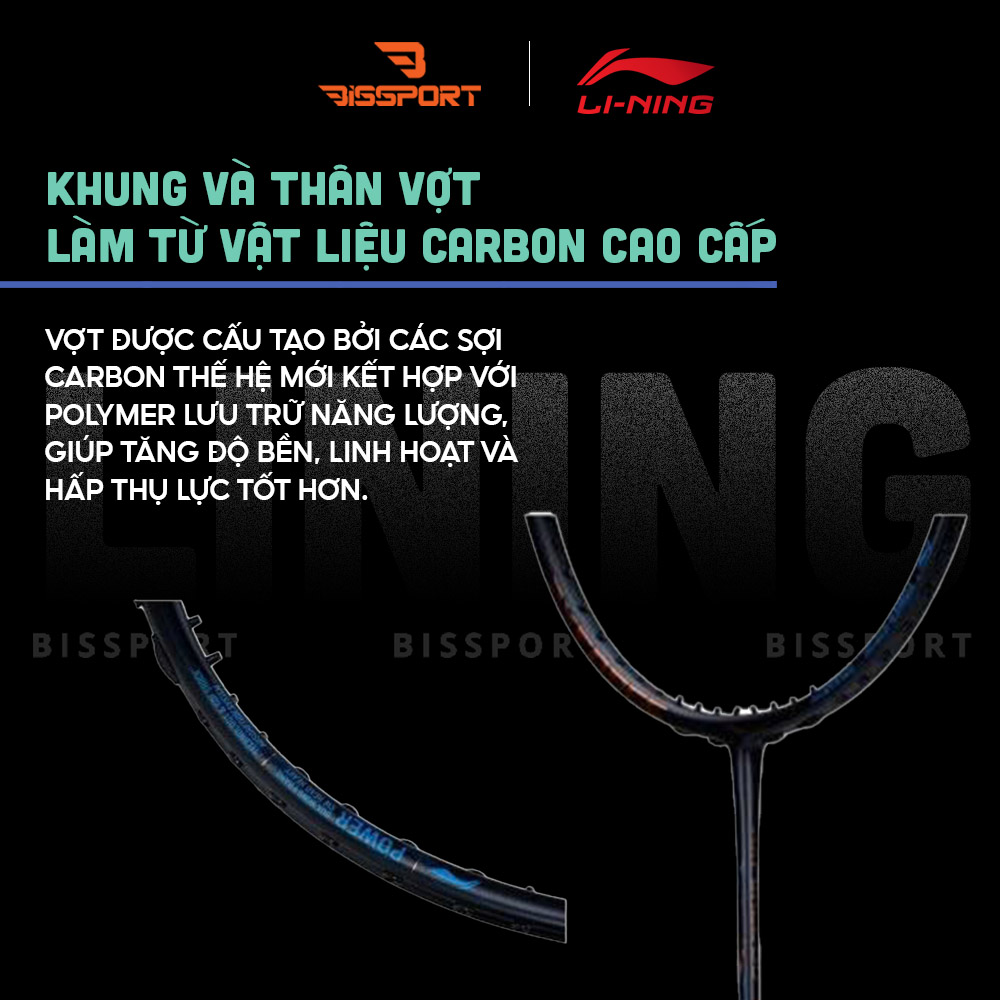Vợt Cầu Lông Lining Axforce 90 New LKY Chính Hãng - Bền - Ổn Định Cao - Bền Bỉ - Thiên Công – Trợ Lực Tốt – Đầu Vợt Nặng